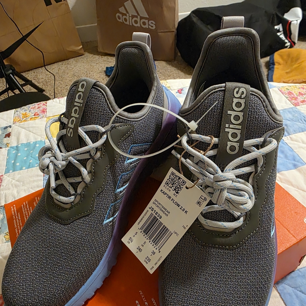 Adidas Men's Gray Running Shoes